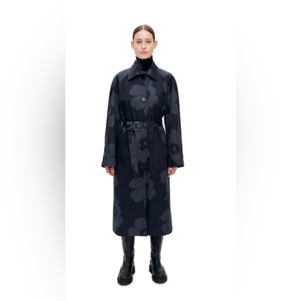 Marimekko NWT Rosi Juhlaunikko Trench Coat Large
